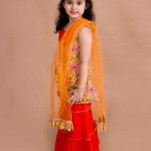 Girls Kurta & Sharara