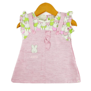 Cotton Floral Print Round Neck Frock 